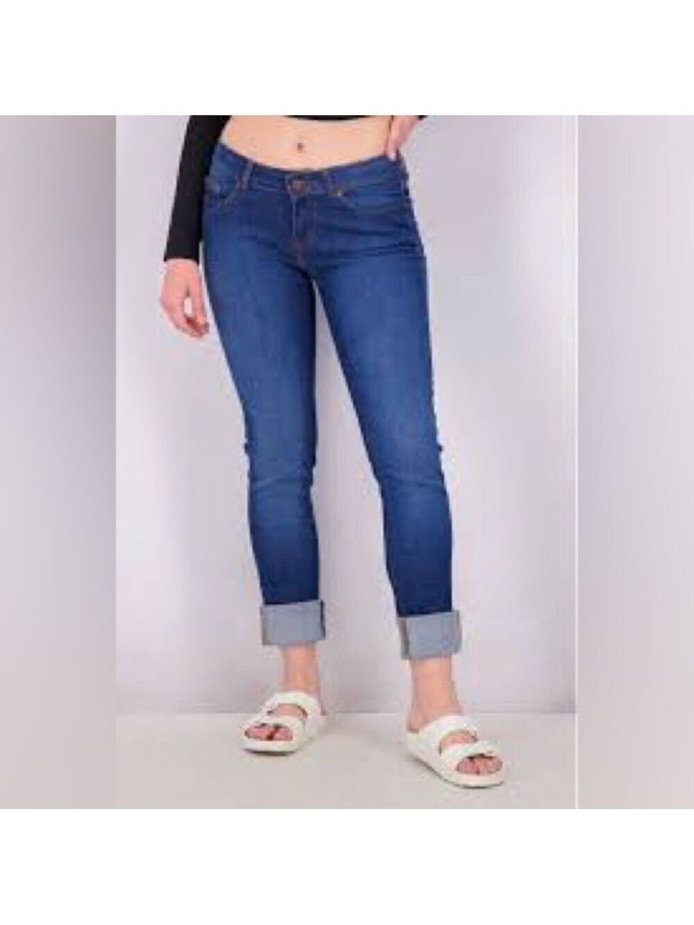 Women’s Eunina American Style USA Blue Denim Ankle Jeans Size 28 US!